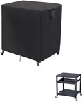 Outdoor Prep Cart Cover for Nuuk Pizza Oven Table,Patio Grill Table Covers for Movable Dining Cart Tables,Waterproof Outdoor Cart Cover - 32 X 26 X 33 Inch