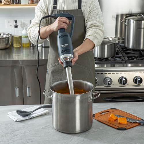 Restaurantware 2/3 HP Blue Immersion Blender with 16 In Shaft, 1 Ct