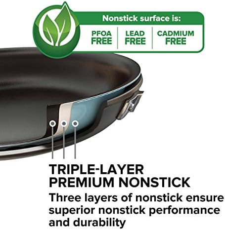 Anolon Advanced Hard Anodized Nonstick Roaster / Roasting Pan Set with Utensils - 16 Inch x 13 Inch, Gray