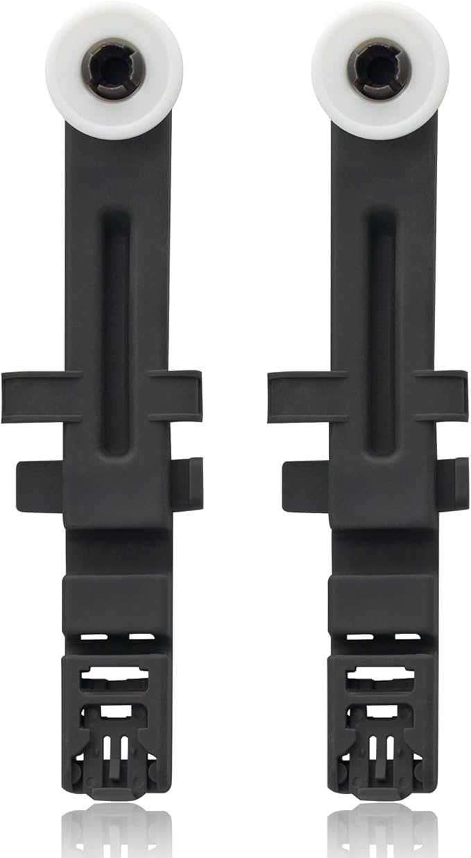 W10571738 Dishwasher Upper Dishrack Adjuster and Wheel Assembly Replacement for Whirlpool Maytag Dishwasher PS11756470, WPW10571738,AP6023130, 3449627 (2pack)