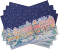 Maison d' Hermine Placemats Set of 4 Reusable 100% Cotton (13"x19")