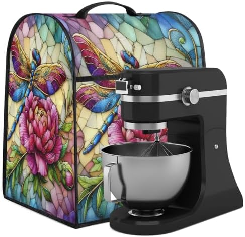Dragonfly Art Kitchen Aid Covers Foldable Washable Stand Mixer Dust Cover