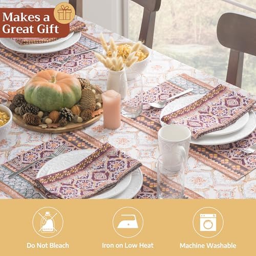 Maison d' Hermine Placemats Set of 4 Reusable 100% Cotton (13"x19")