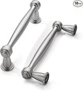 khtumeware 10 Pack 3-1/2 Inch(89mm) Brushed Satin Nickel Cabinet Pulls Kitchen Cabinet Handles Cabinet Hardware for Cupboard Drawer Handles Dresser Pulls