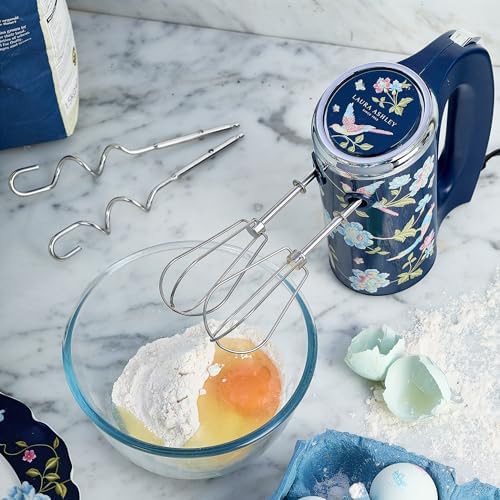Laura Ashley Elveden Navy Hand Mixer Electric Handheld - Electric Mixer