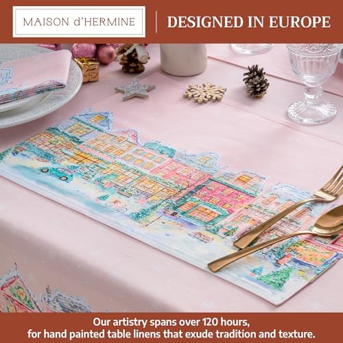 Maison d' Hermine Placemats Set of 4 Reusable 100% Cotton (13"x19")