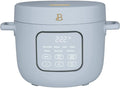 Beautiful 14-Cup Electric Rice & Grain Cooker, Ceramic Nonstick, 8 Presets, Slow Cook, Steamer Tray (Cornflower Blue)