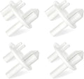 [4 PACK] UPGRADED 241993101 Crisper Cover Support (Front) & 241993001 Crisper Support (Rear) Compatible with Frigidaire Crisper Support Replacement FGHS2631PF4A FFSS2615TS0 LFSS2612TF0 FFHS2611PFEA