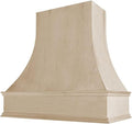 Curved Range Hood (37.5" W x 36" H) – Handcrafted in the USA – Premium Cabinet-Grade Plywood & Maple Veneer – Seamless Fit with TradeWinds Ventilation Units – High-End Kitchen Focal Point