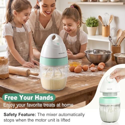 MIGECON Stand Mixer Electric Kitchen Mixer 900ml Egg Electric Whisk, White