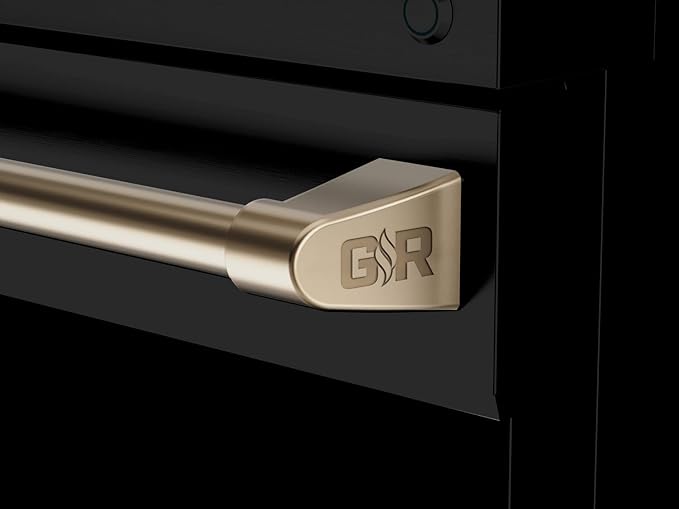 Gordon Ramsay by THOR Kitchen 48 Inch Professional Liquid Propane Range with Tilt Panel Touch Control in Black/Bronze
