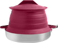 L.I.Q Silicone Splatter Guard – Fits 8 and 10 Inch Pots (20 and 25 Centimeters) – Microwave Safe and Durable SplatterDom - Includes 8” Lid - Food and Oil Splash Guard (Bordeaux, Small)