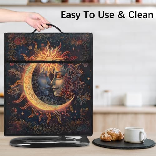 Moon Flowers Kitchen Aid Covers Foldable Washable Stand Mixer Dust Cover