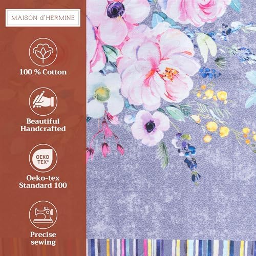 Maison d' Hermine Placemats Set of 4 Reusable 100% Cotton (13"x19")