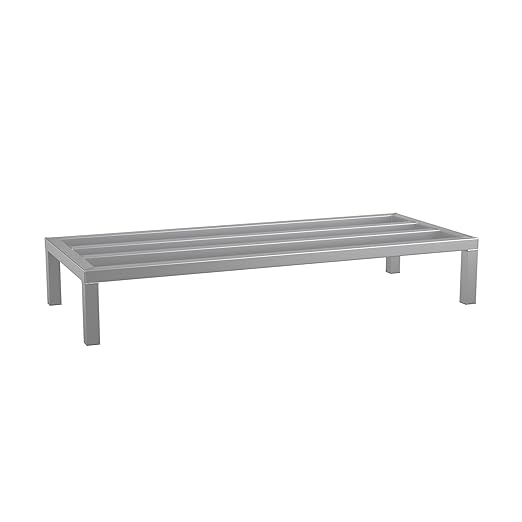 48'' x 20'' x 8'' Aluminum Dunnage Rack - 1685 lb. Capacity
