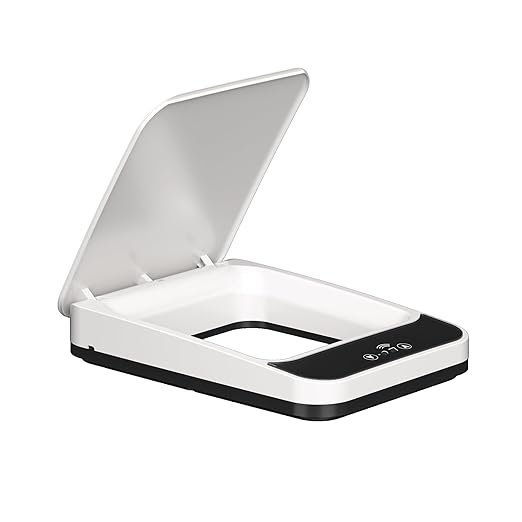 Replacement Trash Can Lid Compatible with 2.2 x 2.6-Gallon Sensor Trash Can Battery Powered White