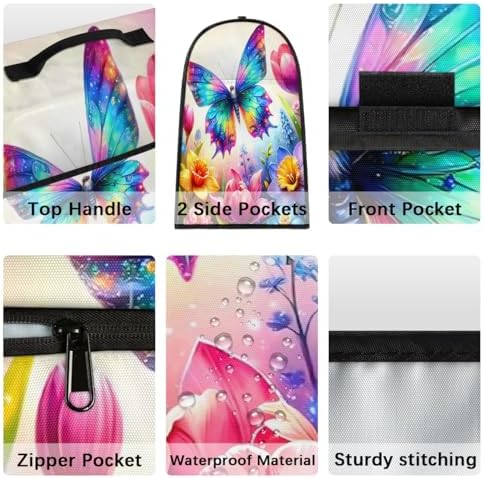 Spring Butterfly Kitchen Aid Cover Foldable Washable Stand Mixer Dust Cover