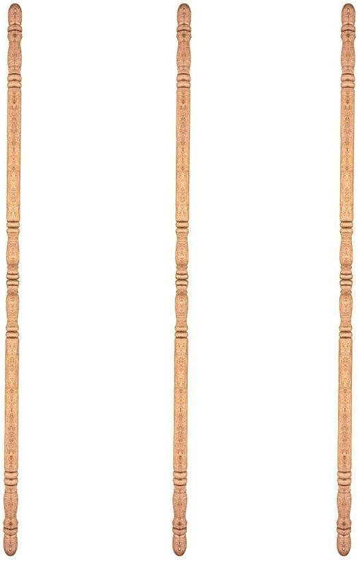 Renovators Supply Manufacturing Corner Protectors 39 1/4 in. Beechwood Edge Protector, Sanded Corner Guard Pack of 3