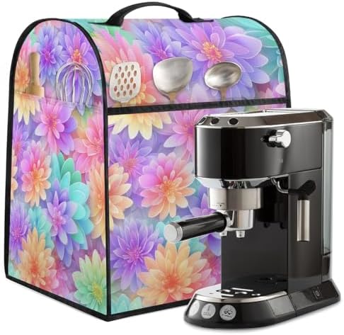 Flower Rainbow Kitchen Aid Covers Foldable Washable Stand Mixer Dust Cover
