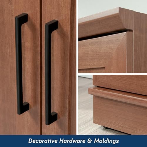 Sauder HomePlus Storage Cabinet/ Pantry cabinets, Sienna Oak finish