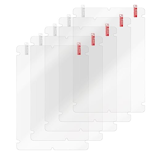 5PCS 10.1 Inches LCD Screen Protector Film - Scratch-Resistant High Light Transmittance Protective Films for ANYCUBIC Photon Mono M7/Photon Mono M7 Pro LCD Resin 3D Printer