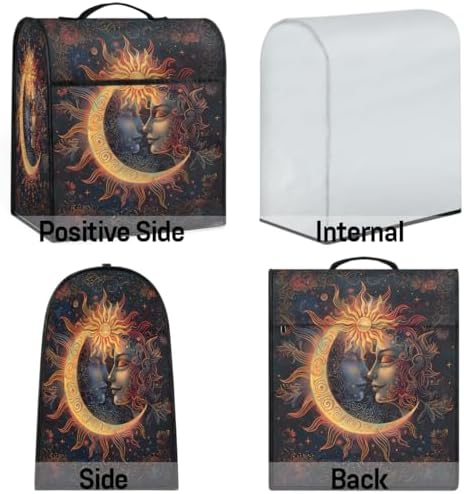 Moon Flowers Kitchen Aid Covers Foldable Washable Stand Mixer Dust Cover