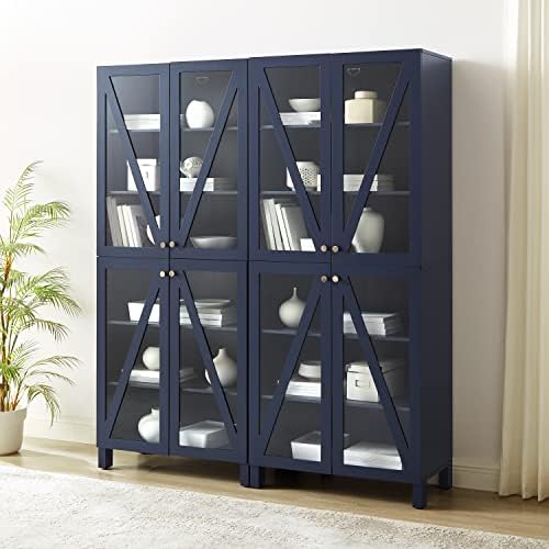 Crosley Furniture Cassai 2-Piece Pantry Storage Cabinet Set