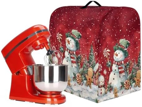 Christmas Snowman Mixer Covers Kitchen Counter Mixer Parts & Accessories Christmas Decor Kitchen Kid Mixer Cover