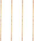 Renovators Supply Manufacturing Corner Protectors 39 1/4 in. Beechwood Edge Protector, Sanded Corner Guard Pack of 4