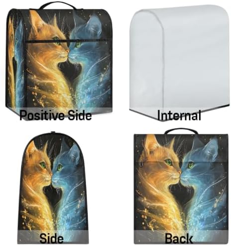 Animal Cats Kitchen Aid Covers Foldable Washable Stand Mixer Dust Cover
