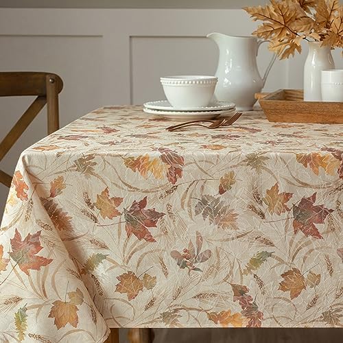 Benson Mills Natures Leaves Autumn Tablecloth (52" x 70" Rectangular)