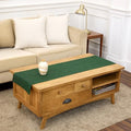 Solino Home 100% Pure Linen Table Runner Forest Green, Athena 14 x 60 in