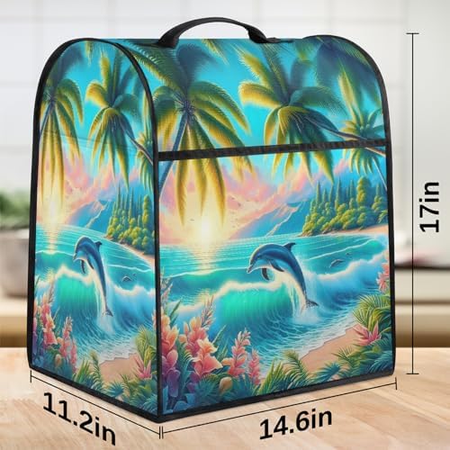 Palm Tree Kitchen Aid Covers Foldable Washable Stand Mixer Dust Cover