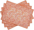 Maison d' Hermine Placemats Set of 4 Reusable 100% Cotton (13"x19")