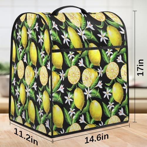 Summer Lemon Kitchen Aid Covers Foldable Washable Stand Mixer Dust Cover