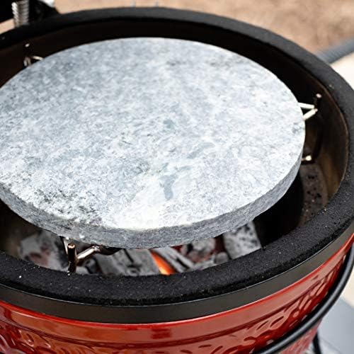 Kamado Joe KJ15112524 Joe Jr Cart Stand and KJ15090720 Soapstone Grill Accessory for Joe Jr