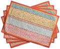 Maison d' Hermine Placemats Set of 4 Reusable 100% Cotton (13"x19")