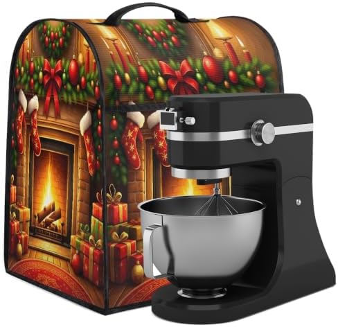 Christmas Kitchen Aid Cover Foldable Washable Stand Mixer Dust Cover