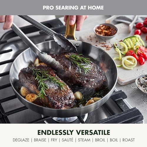GreenPan Reserve Stainless Steel Tri-Ply 10 Piece Cookware Pots & Pans Set