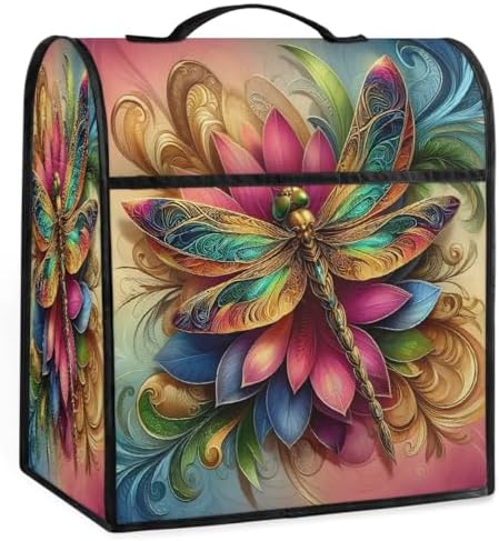 Animal Dragonfly Kitchen Aid Cover Foldable Washable Stand Mixer Dust Cover