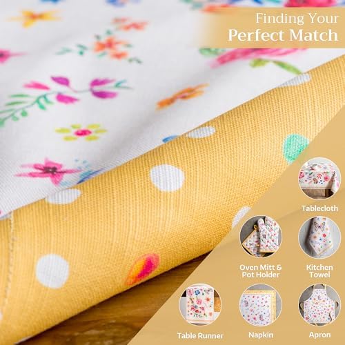 Maison d' Hermine Placemats Set of 4 Reusable 100% Cotton (13"x19")