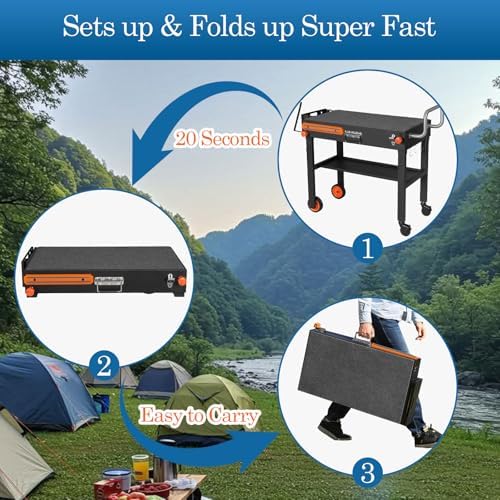 Grill Table Stand Cart for Blackstone Griddle