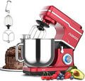 7.5QT Stand Mixer 660W | 10-Speed Tilt-Head Electric Food Mixer with Stainless Steel Bowl | Heavy Duty Dough Mixer for Baking, Bread, Cake, Cookie | Easy Clean Home Kitchen Mixer