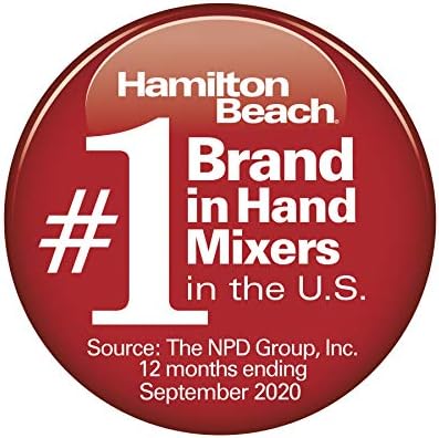 Hamilton Beach Power Deluxe 6-Speed Electric Hand Mixer With QuickBurst