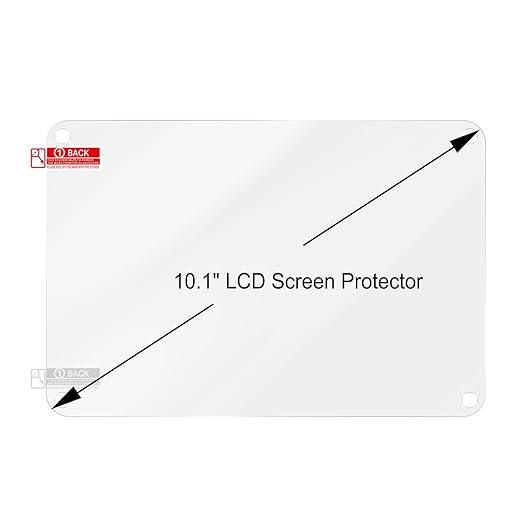 5PCS 10.1″ LCD Screen Protector Film - Scratch-Resistant High Light Transmittance Protective Films for Phrozen Sonic Mighty 12K/Mighty Revo