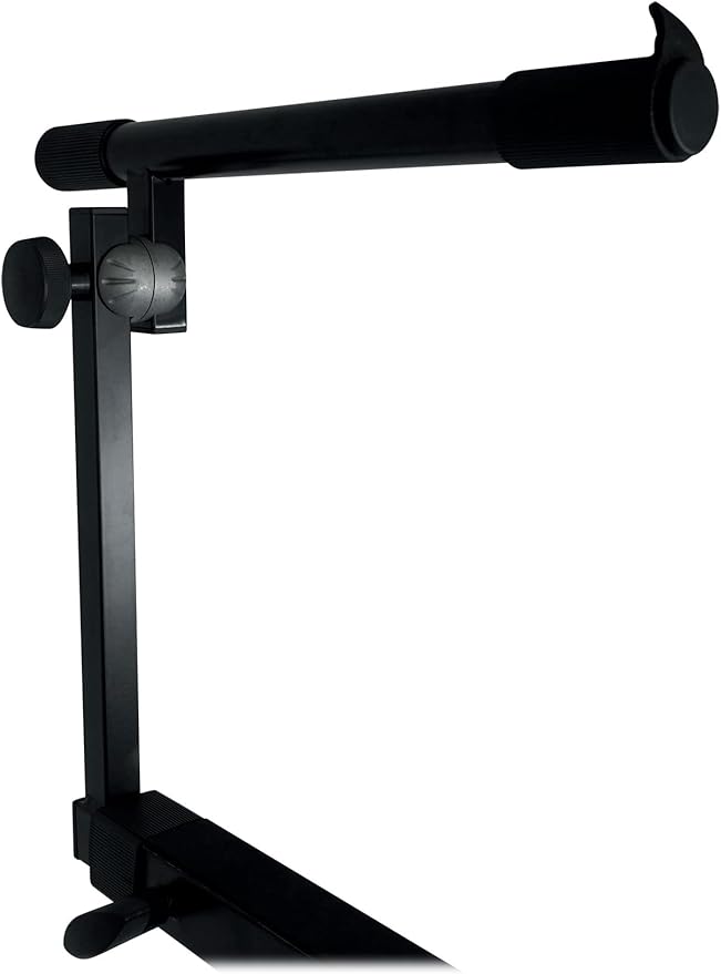Rockville Z55 Z-Style 2-Tier Piano Keyboard Stand w/ Bag & Headphone Hook – Portable & Sturdy, Height & Width Adjustable, Fits 54/61/76/88-Key Electric Pianos & Keyboards – 250 lb Capacity