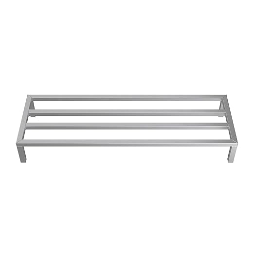 60'' x 20'' x 8'' Aluminum Dunnage Rack - 1740 lb. Capacity