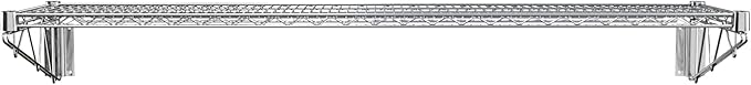 14" x 60" Chrome Wire Wall Mount Shelf