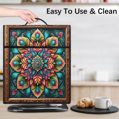 Mandala Ethic Kitchen Aid Covers Foldable Washable Stand Mixer Dust Cover