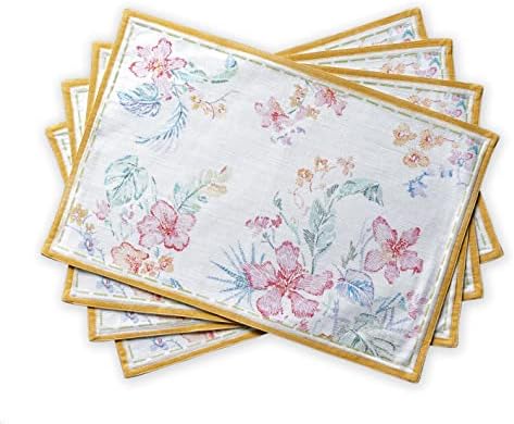 Maison d' Hermine Placemats Set of 4 Reusable 100% Cotton (13"x19")
